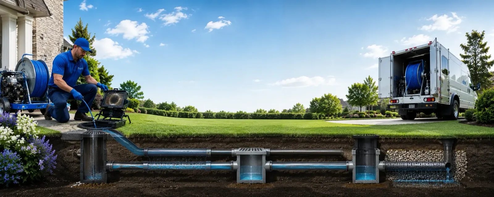 Outdoor drain cleaning information for Norwood, PA